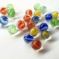 10/20Pcs 14mm Colorful Glass Balls Marbles Pinball Machine Game Vase Aquarium Fish Tank Filler Home Decoration Toys For Kids