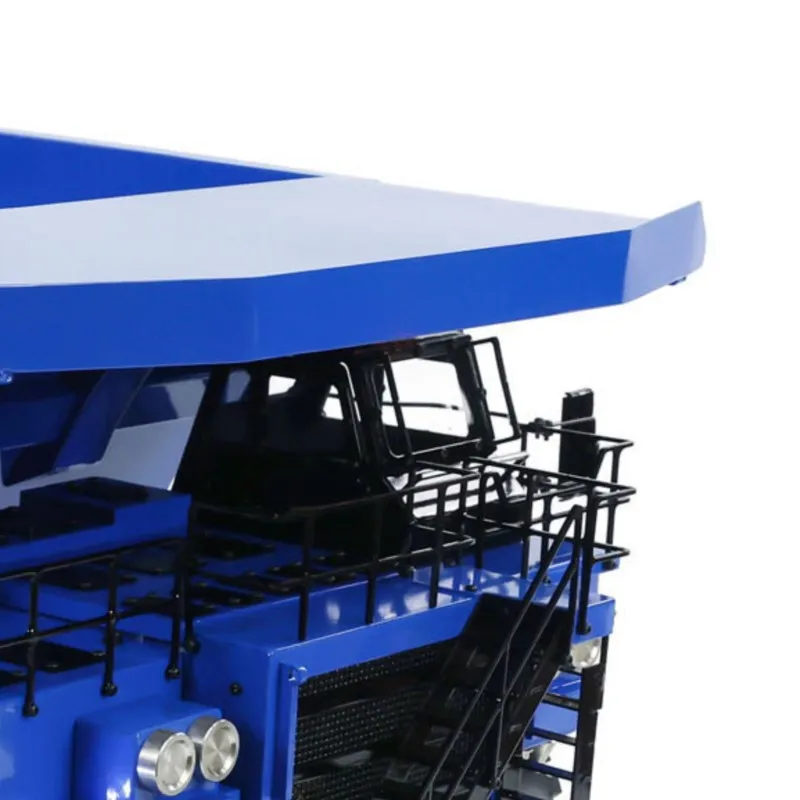 

1/20 Metal 793D RC Hydraulic Mining Truck Remote Control Dumper Tipper Model Light System Warning Sounds 25KG Loading Capacity