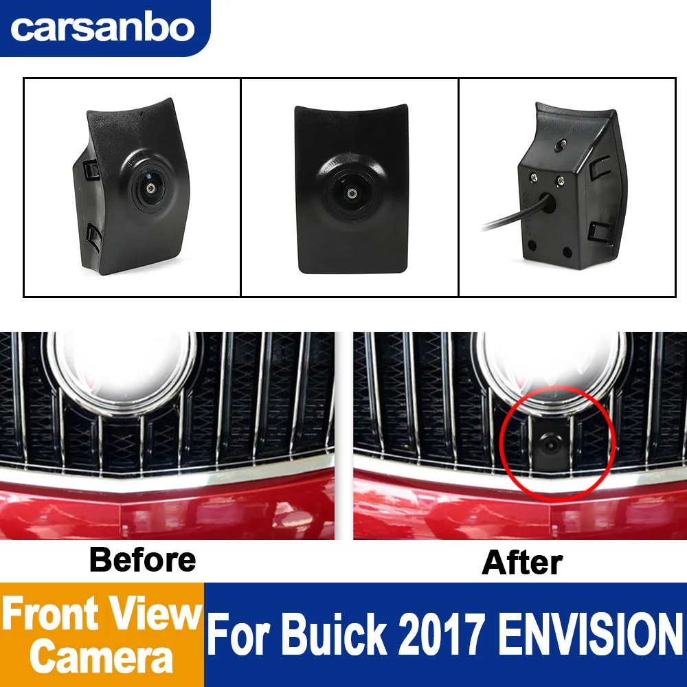 

Carsanbo Vehicle Night Vision 150° AHD 1080P Vehicle Front View Camera For Buick 2017 Envision Car Fisheye Lens Waterproof