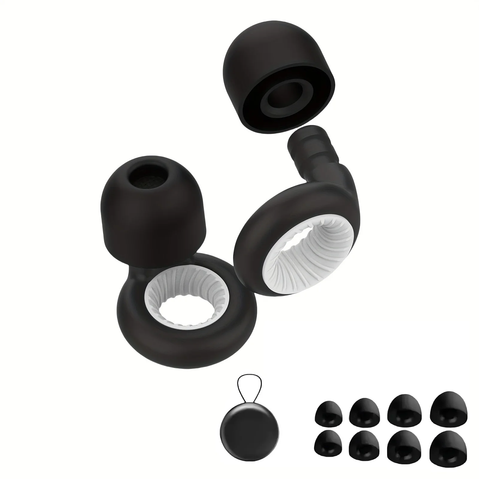 

New Swimming Earplugs, Made Of Soft Silicone, Provide A Comfortable Fit And Prevent Water From Entering The Ears, Reducing Noise