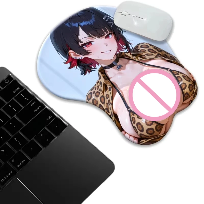 Zepwran 3D Ellen Joe Leopard Print Mouse Pad with  Anime for Zenless Zone Zero Gamer Anime Mousepad