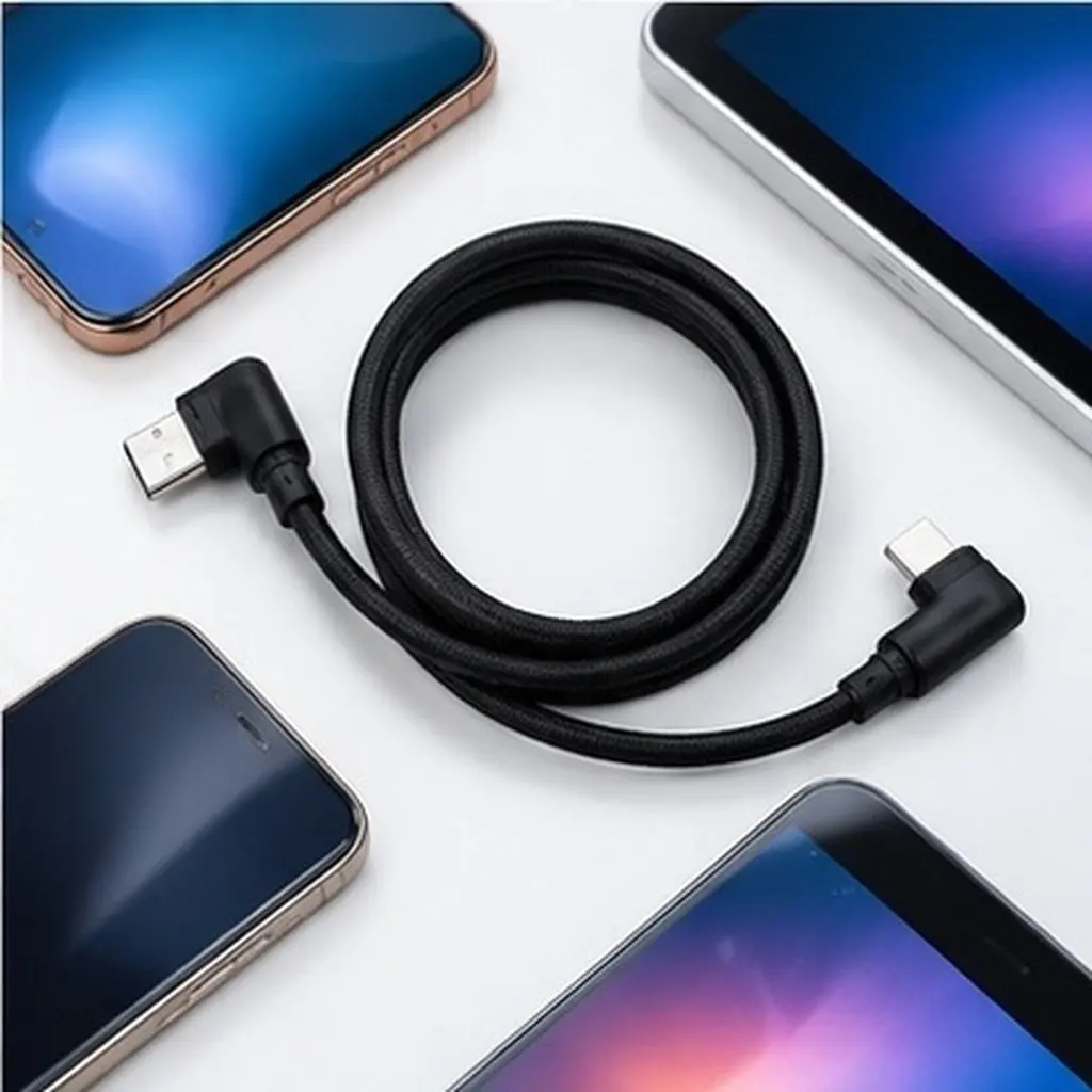 USB Type-C Cable 1M Nylon Braided Fast Charging 2.5a Data Sync Cable for S8 Plus Note 8