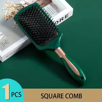 Anti-Static Oval round Air Cushion Comb Scalp Massage Exfoliating Tool for Salon SPA Professional Hair Styling Care Accessory 2