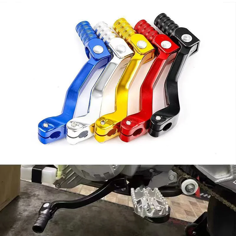 CNC الألومنيوم دراجة نارية للطي والعتاد رافعة تحول لفرط عارية ADV الترابية دراجة نقل علبة التروس عصا تعديل شيفتر قضيب #1