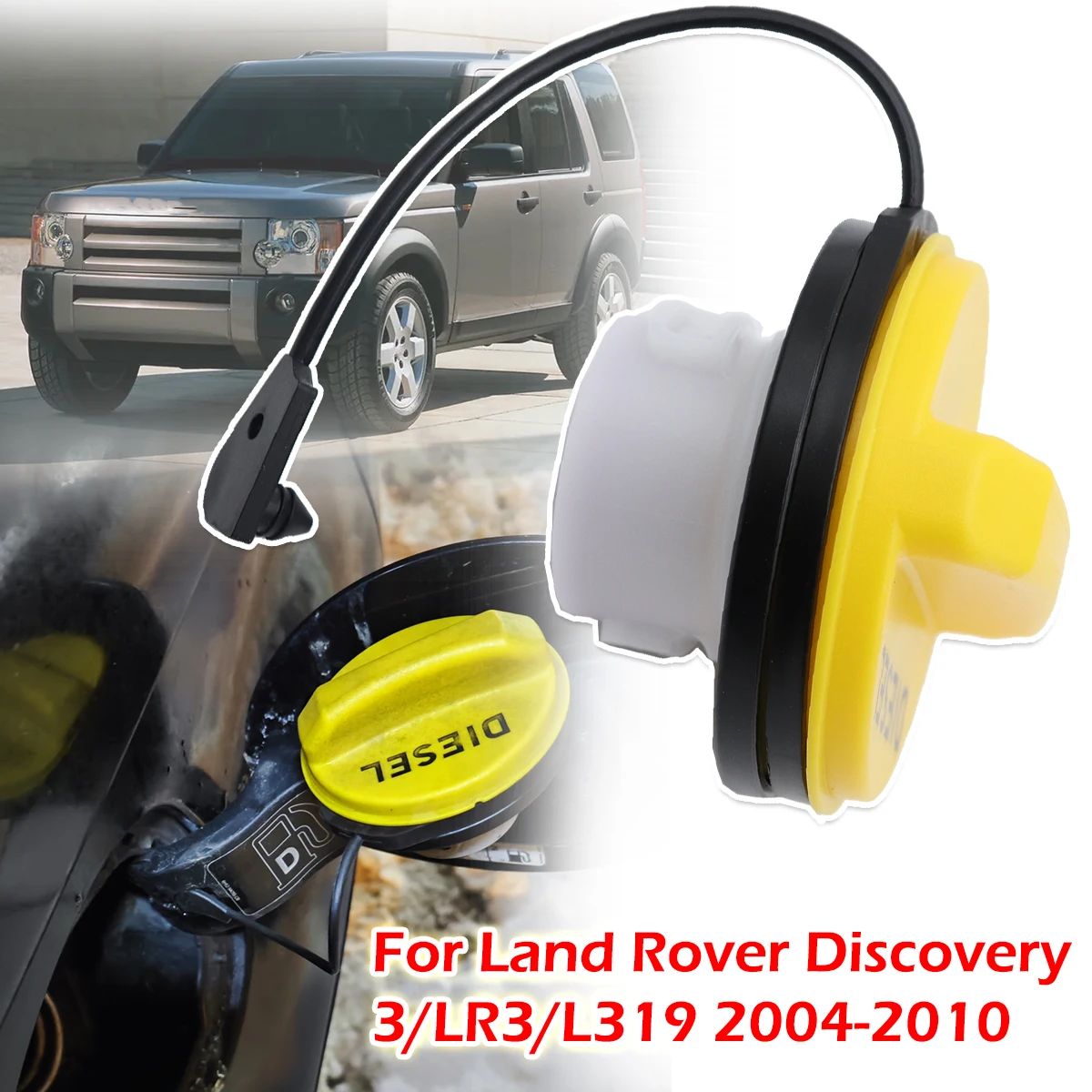 

LR053666 Diesel Fuel Tank Filler Cap Cover Car Accessories Replacement parts For Land Rover Discovery 3/LR3/L319 2004-2008 2010