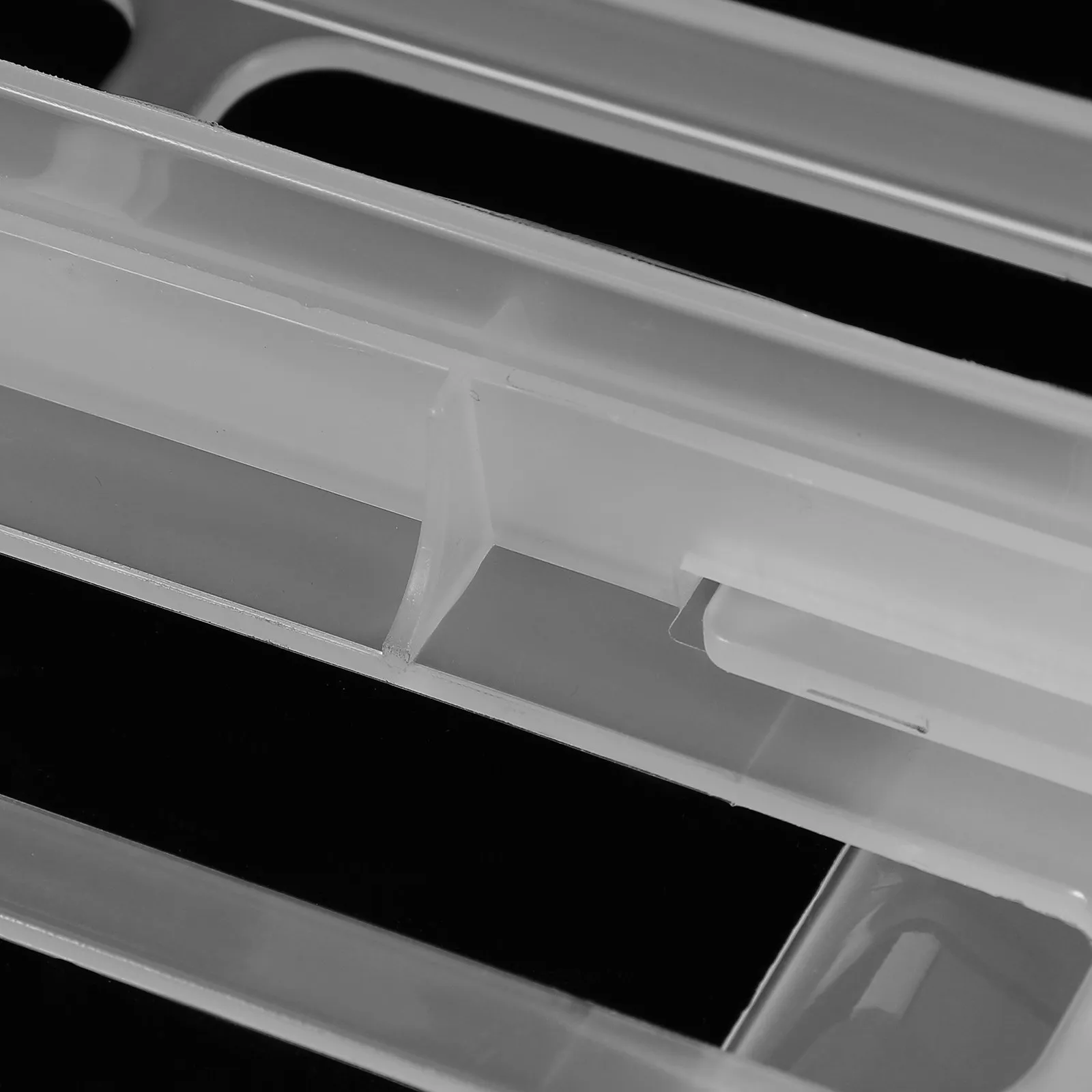 Lot de 3 séparateurs de porte de réfrigérateur en plastique réglables, pour l'organisation des aliments dans la cuisine