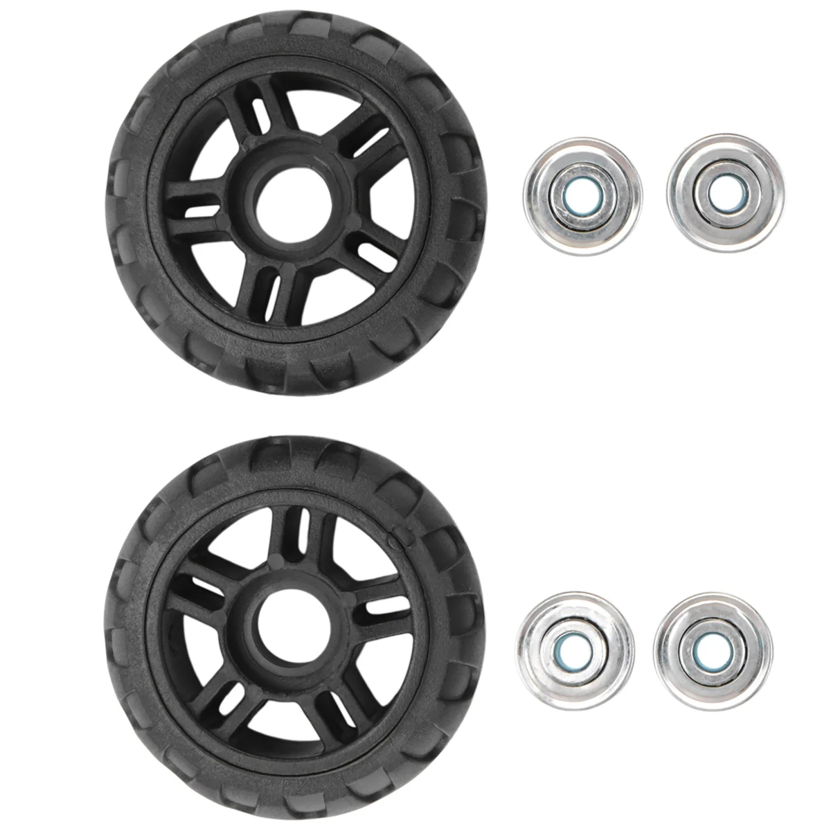 Suitcase Wheels 1 Pair of Luggage Suitcase Replacement Wheels Axles Deluxe Repair Deluxe Repair Tool CastersB84B