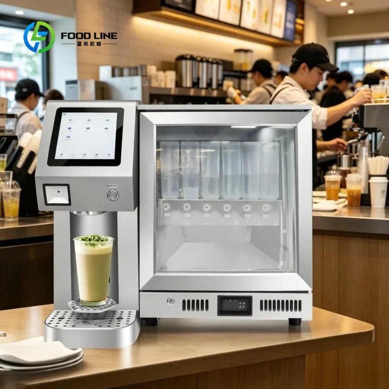 Customized Quick Brewing Automatic Electric Tabletop Bubble Tea Machine Boba Tea Equipment Maker Remote Control on Sale
