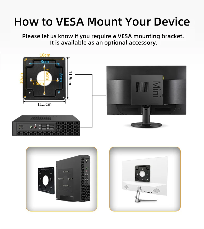 حار بيع الكمبيوتر كمبيوتر صغير HD-MI VGA RJ45 USB3.0 لينكس أوبتو Win10 8GB 512GB M.2 4K عرض مزدوج كمبيوتر صغير #6