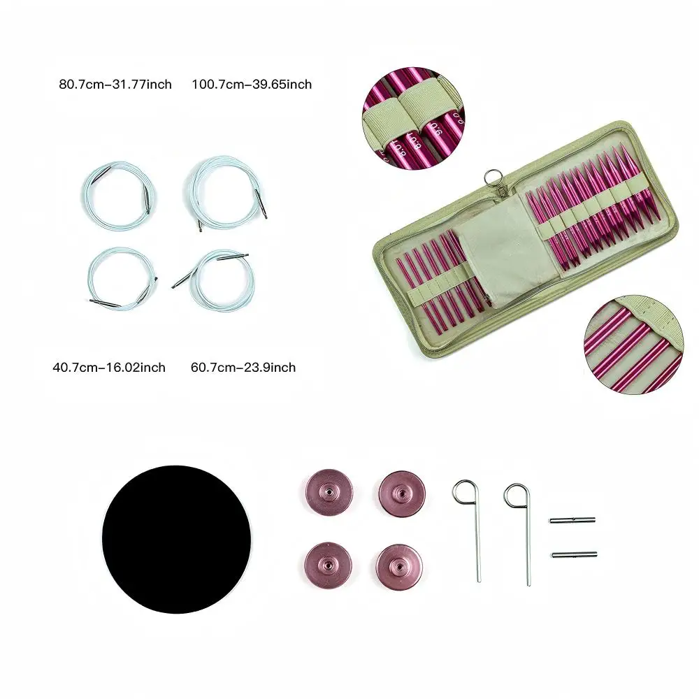 18pairs-set-interchangeable-circular-knitting-needles-anodized-aluminum-tips-4-cables-zipper-case-knitting-sweater-craft-tools