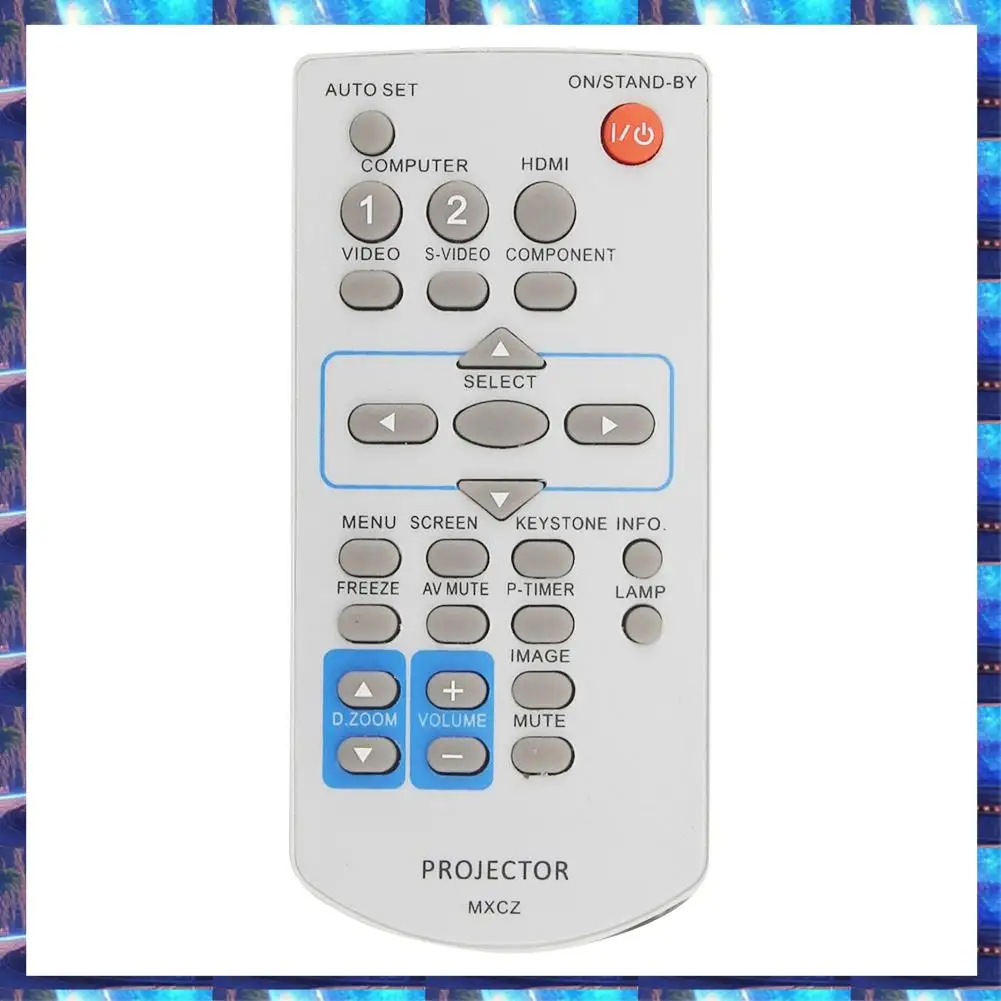

2025 Replace Remote Control MXCZ For Panasonic Projector PT-VW330U PT-VX400U PT-VW330E,Replace Remote Control MXCZ For Panasonic