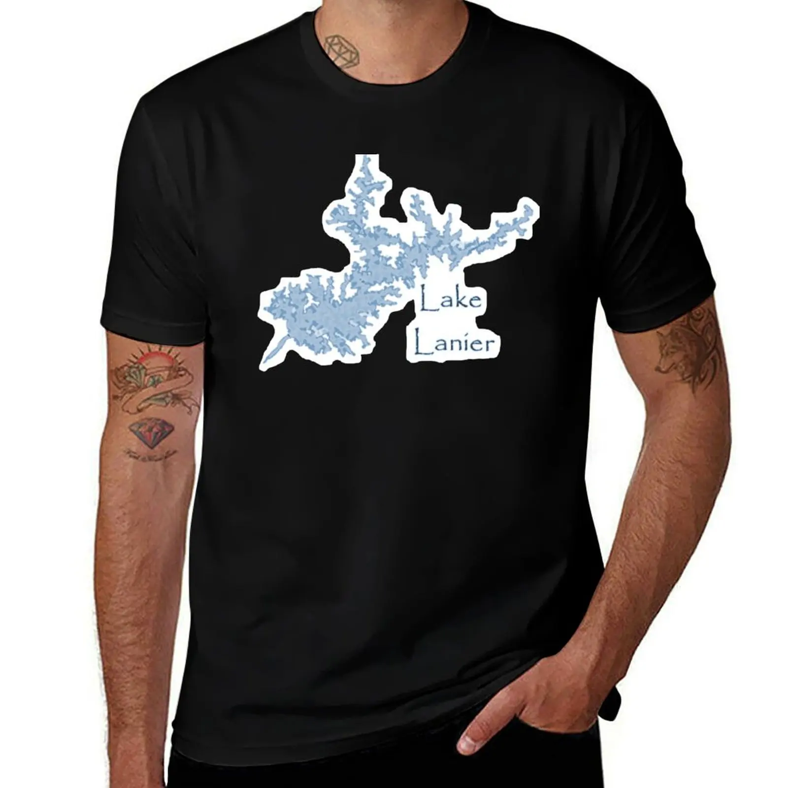 Lake Lanier Georgia T-Shirt Basic Tee Shirt for Everyday Outfit T-Shirt