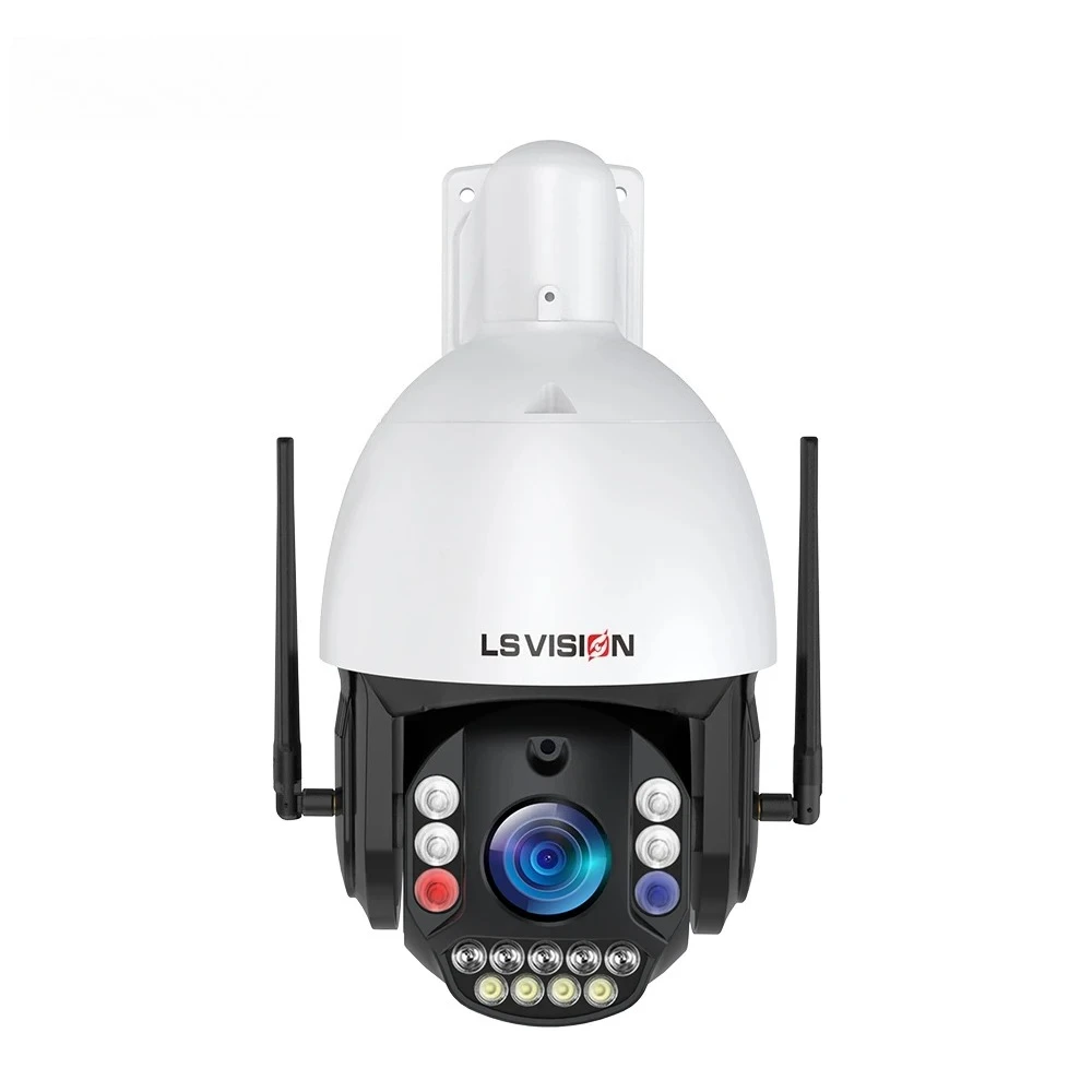 

LS VISION 8MP 66X Zoom 360° Outdoor IP66 Waterproof Heat Resistant H.265 4G/WIFI Security Supervisory WIFI PTZ Camera