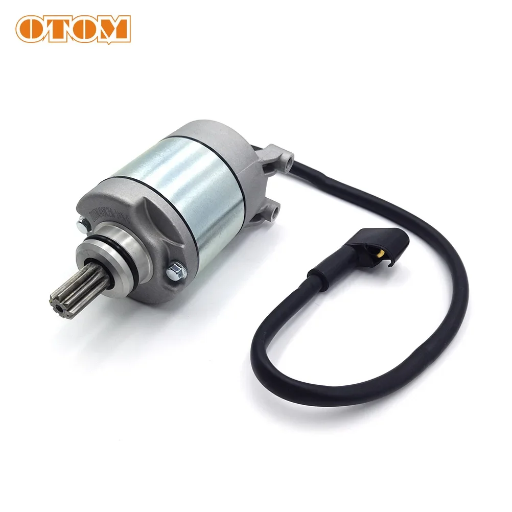 OTOM Motocross rozrusznik 8/9 zębów rozrusznik maszyna elektryczna dla ZONGSHEN NC250 NC450 Off-road pit motor terenowy