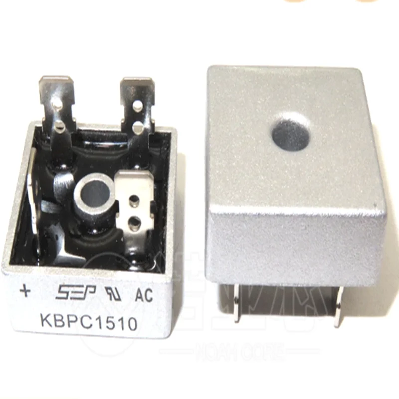 5pcs-20pcs KBPC5010 KBPC3510  KBPC2510 KBPC1510 KBPC1010 KBPC-4 Single-phase rectifier bridge Flat rectifier bridge module