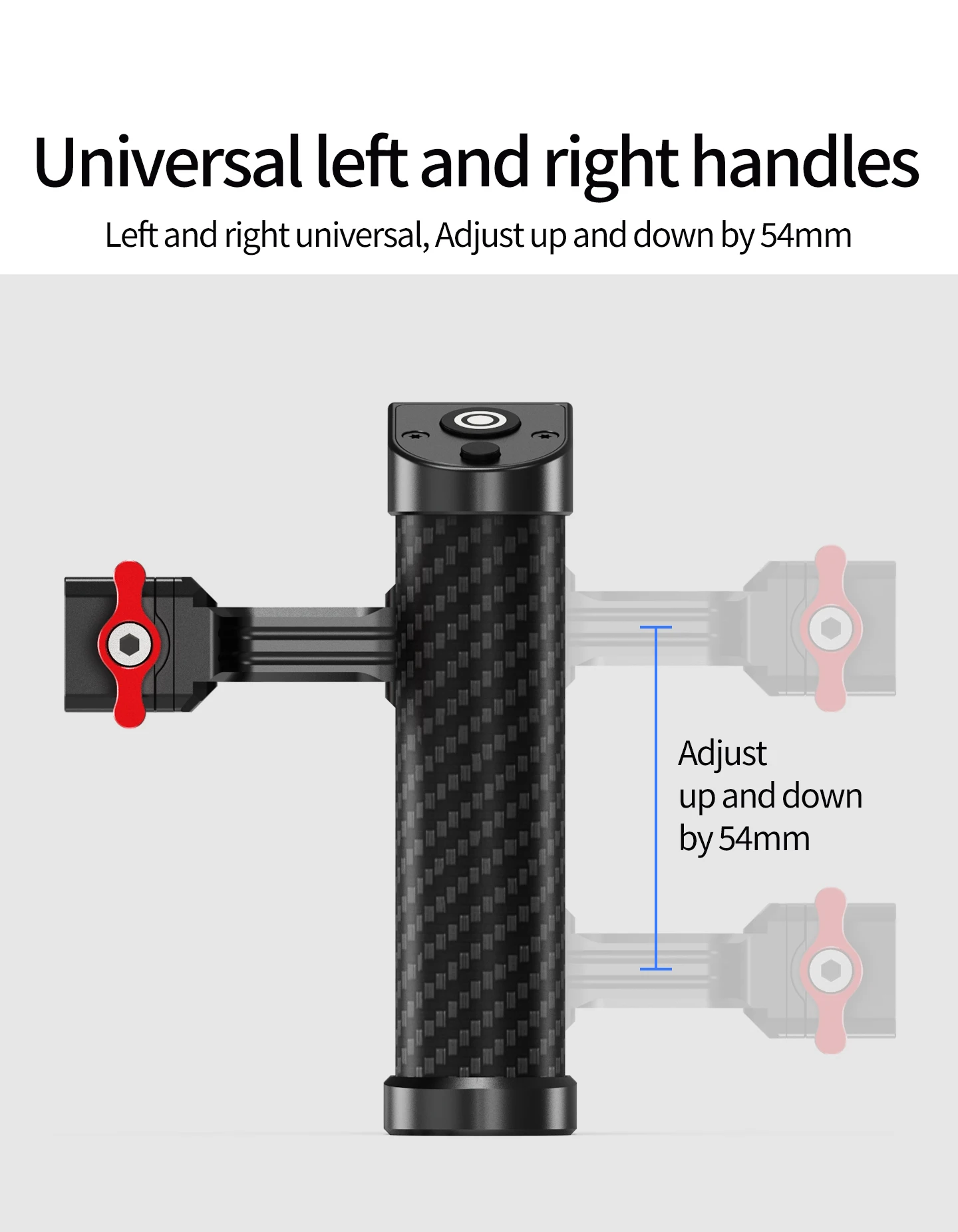 Low Angle Shooting Kameragriff 1/4" ARRI NATO Rail Clamp Auslöser für Canon EOS R5 Nikon Z6II Sony DSLR spiegelloser Käfig – Detail 33
