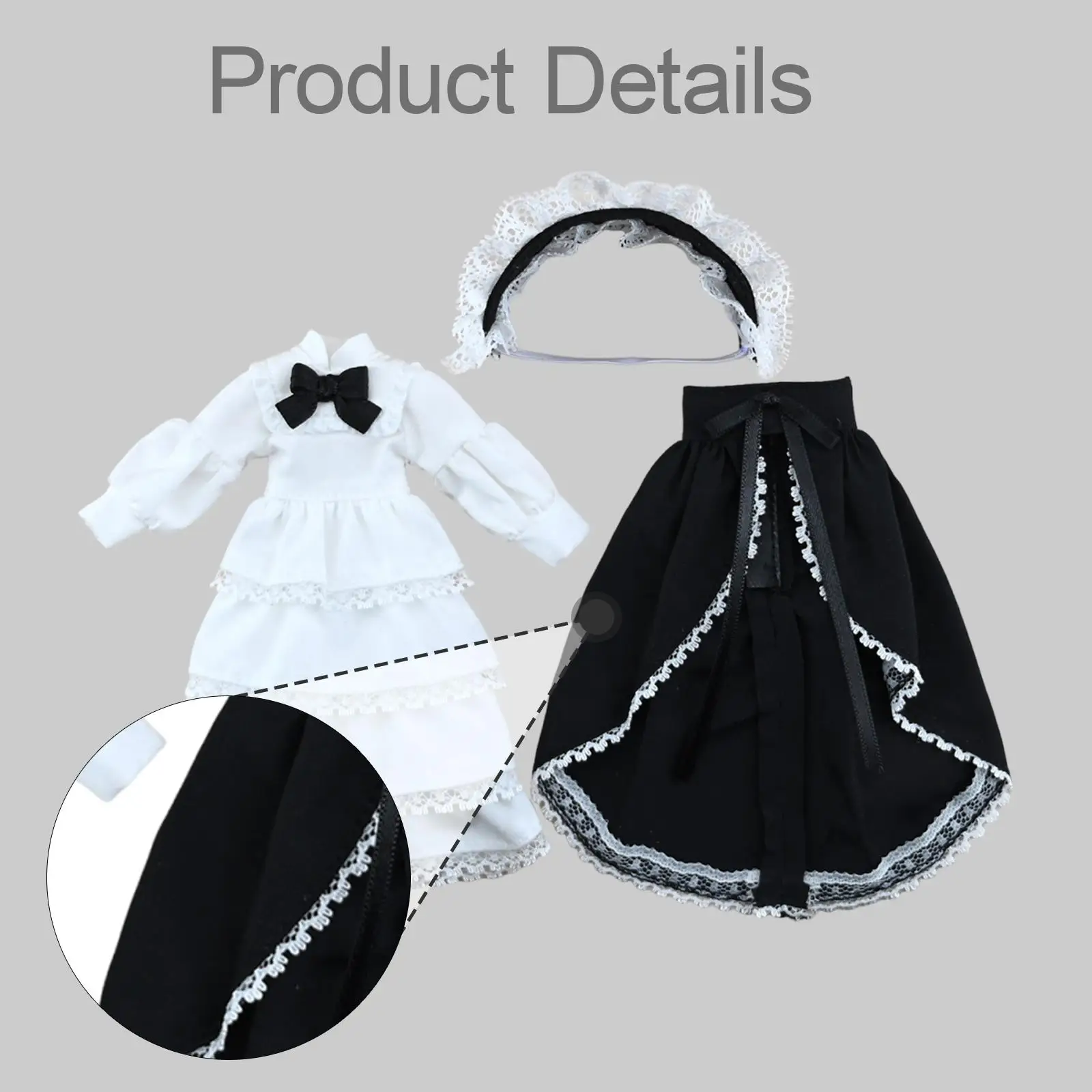 1/12 BJD Doll Clothes Collection Action Figures Make Your Own Dolls Cute Doll Clothing