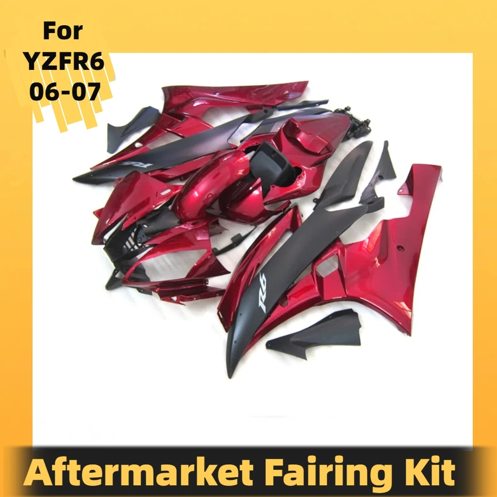 YZF R6 06 07 Rebuilding Faieing Kit for Yamaha YZF R6 2006 2007 Motorcycle Racing Customized ABS Plastic High Quality Fairings