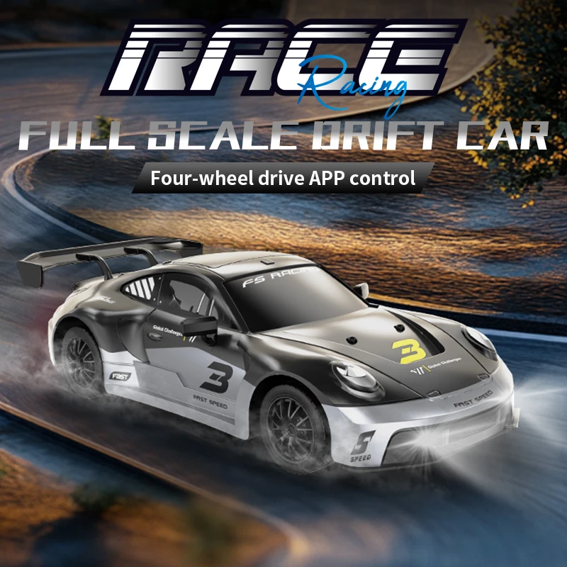 1:16 4WD RC Drift Car 2.4G High Speed Four Wheel Drive Full Scale Racing Car With Lights APP Control Car Model Toy Gift Boys