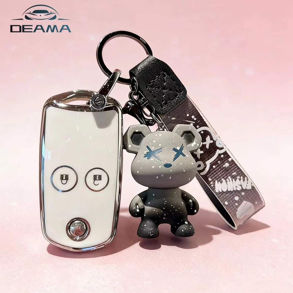 

For Honda Civic Fit Accord CRV HRV Jazz Odyssey for Acura TL TSX ZDX RSX CRZ TPU 2 3 Buttons Car Flip Key Case Cover Shell