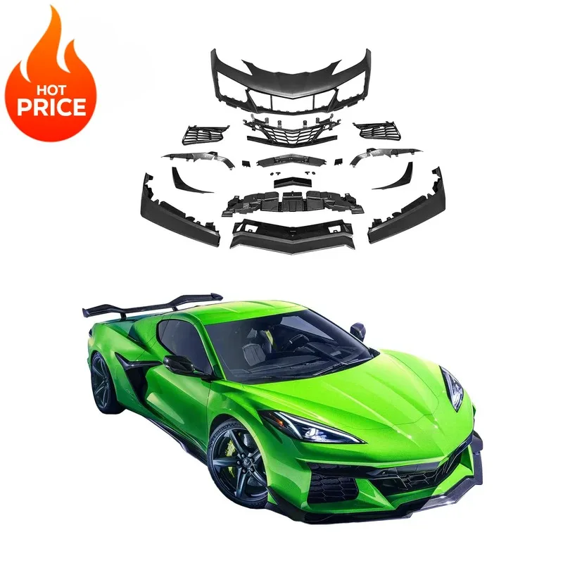 

Автомобильный бампер C8 Z06, модификация переднего бампера, комплект кузова для Corvette BodyKit