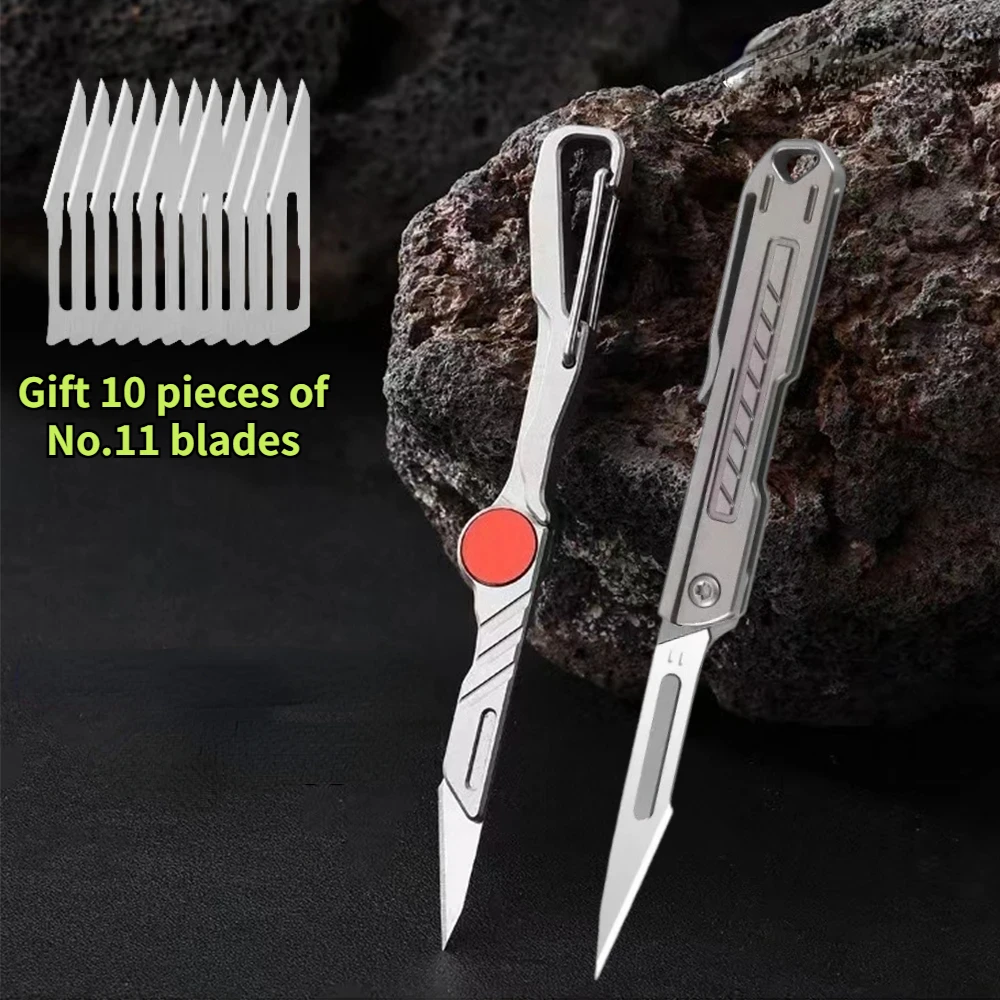 New Outdoors Mini Art Knife Portable and Exquisite Small Folding Knife Portable Keychain Outdoor Express Unboxing Knife