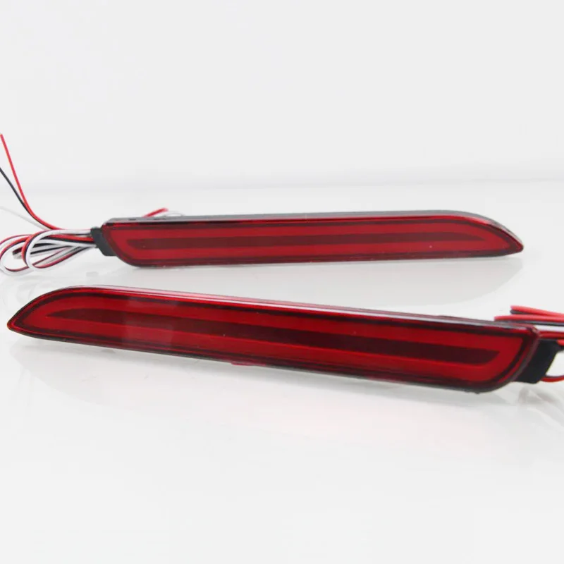 Car LED Rear Bumper Lamps For Toyota Vellfire 2005 - 2014 Brake Light Turn Signal Backup Reflector Lamp Reverse Fog Taillights