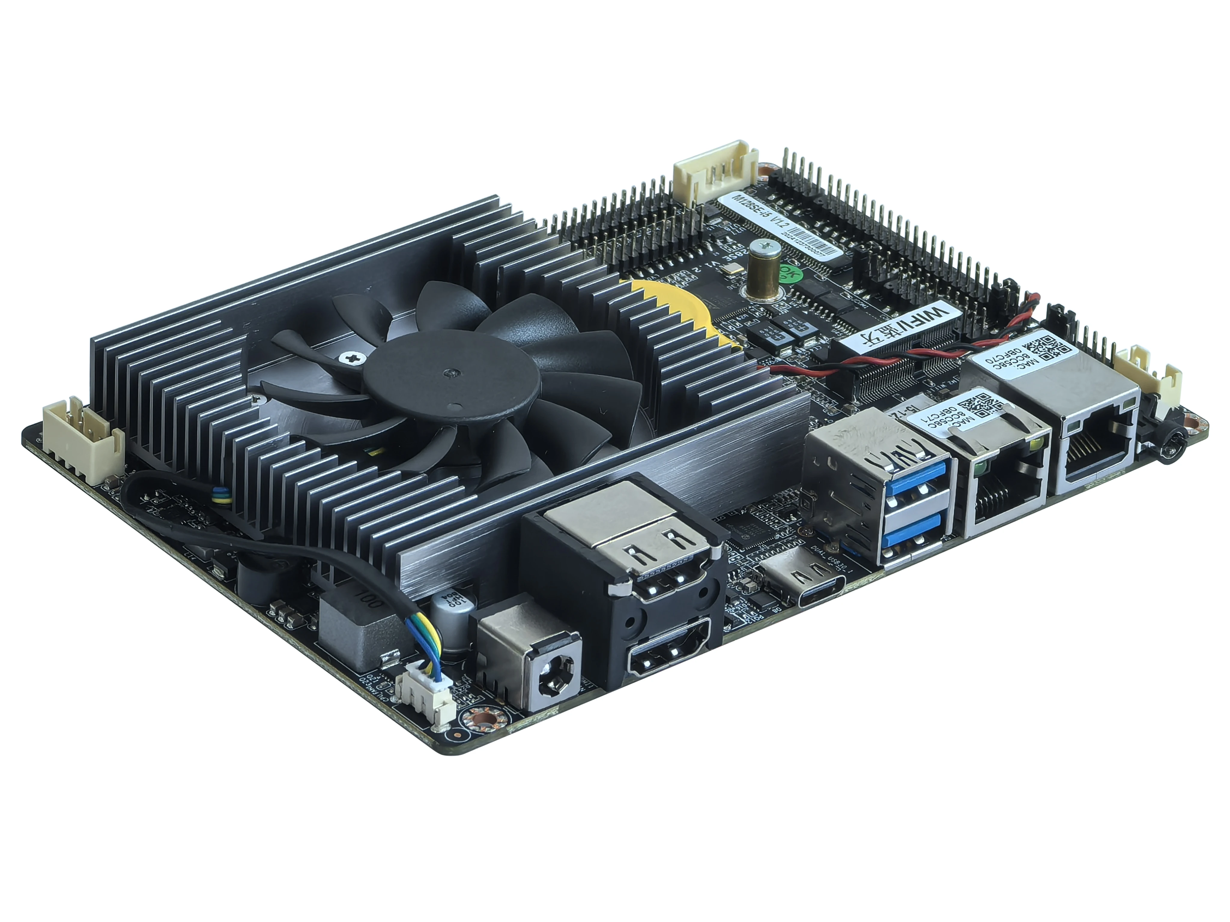 New 2025 ELSKY Type-C Industrial Motherboard M138SE with 2*HDMI 4K 60Hz PCIE4.0 13th Gen 3.5-inch Mainboard 6*COM 1/2 RJ45 LAN