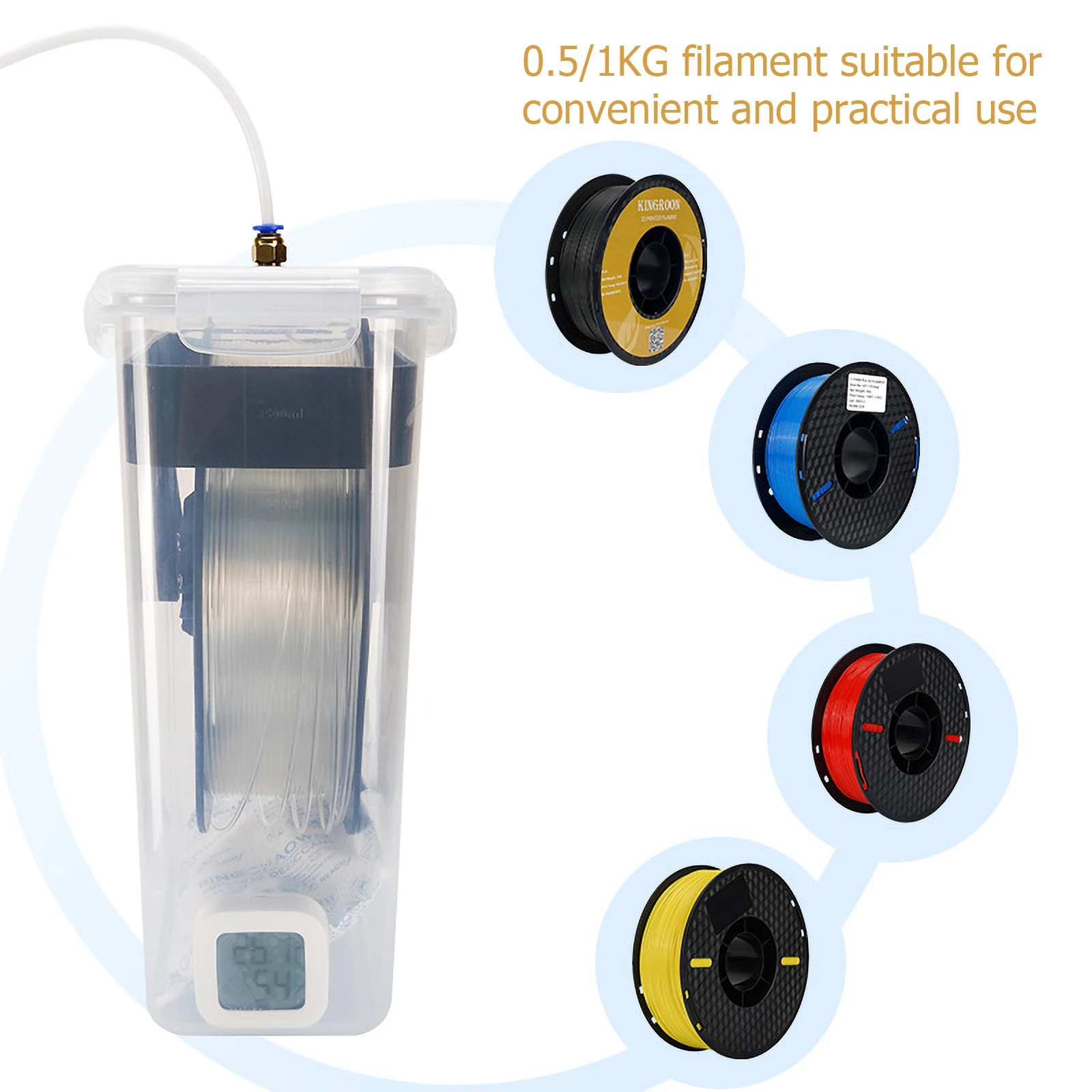 

Filament Drying Box Printing Spool Holder Dehydrator Storage Rice Bucket Machine Dryer Abs