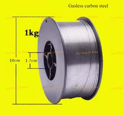 Gasless Carbon Steel Wire E71T-GS Flux Core Wires 0.8/1mm 1kg Self-Shielded No Gas Iron Welding Machine
