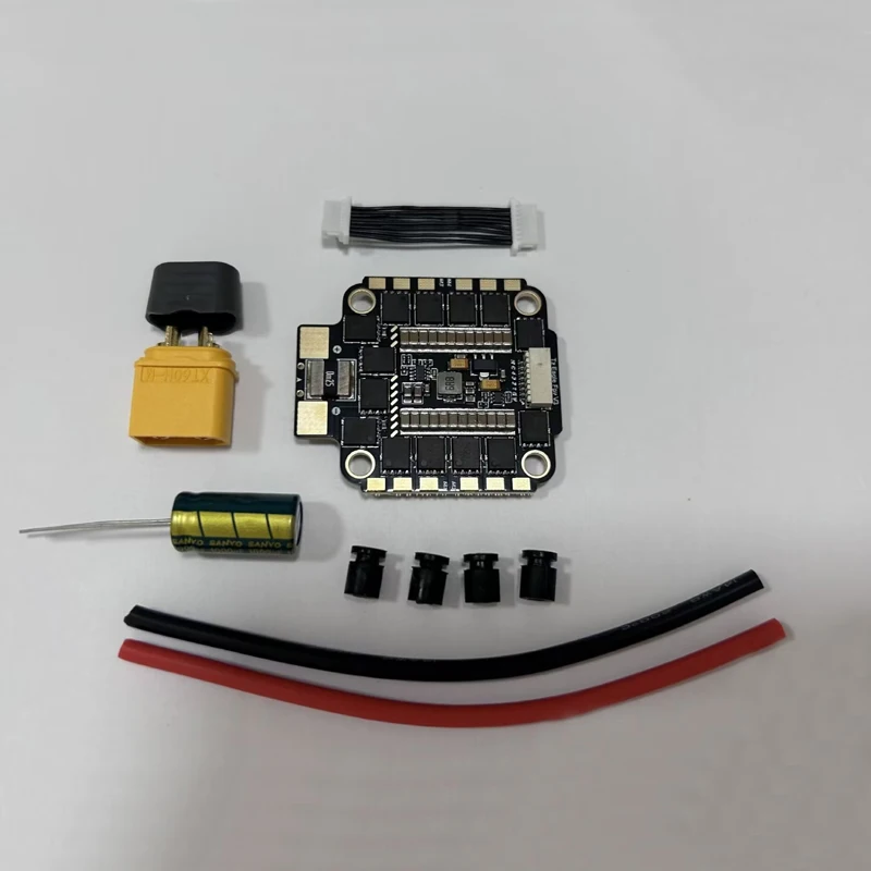 1Set 50A-55A Open-Source AM32 HF32 ESC 32bit Brushless 4-in-1 Speed Controller Support Servo PWM Dshot300/600 for UAV RC Crawler