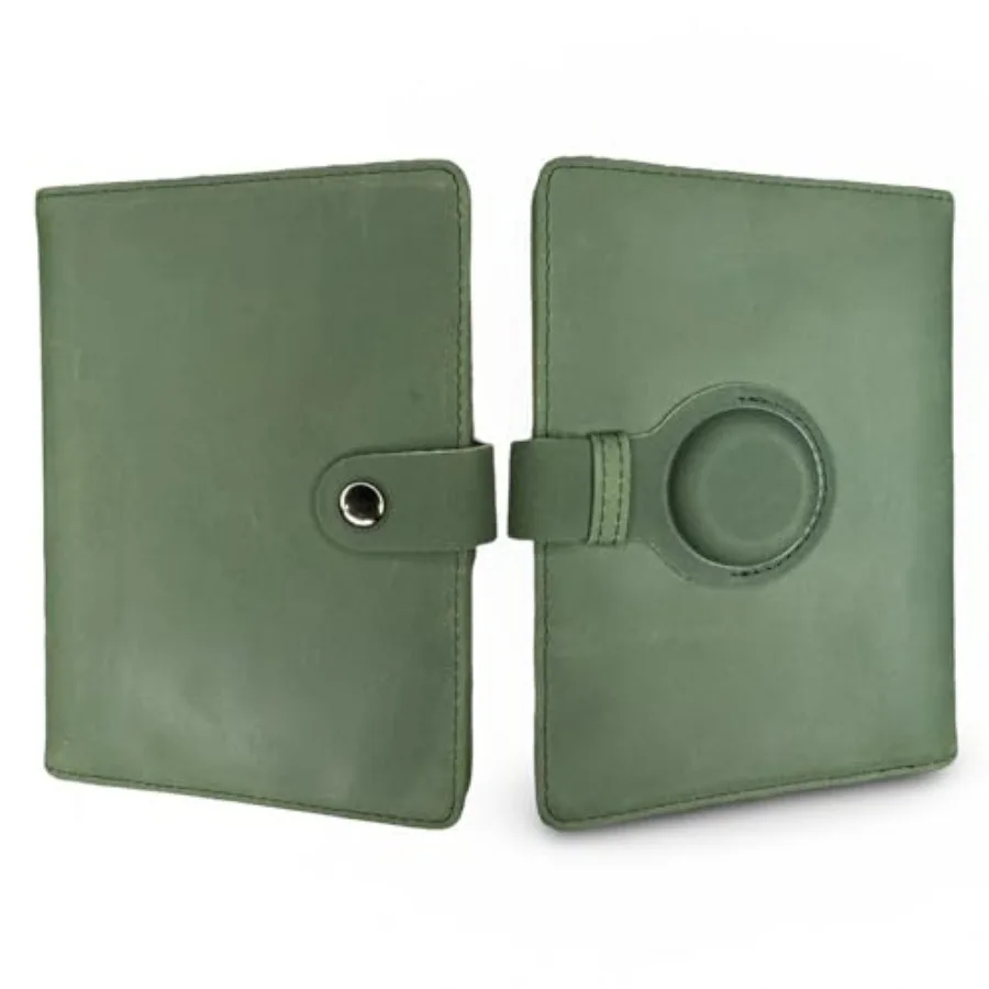 

Держатель для паспорта из натуральной кожи, совместимый с кошельком Moto Tag, для мужчин и женщин, с защитой от RFID для безопасных путешествий и др.