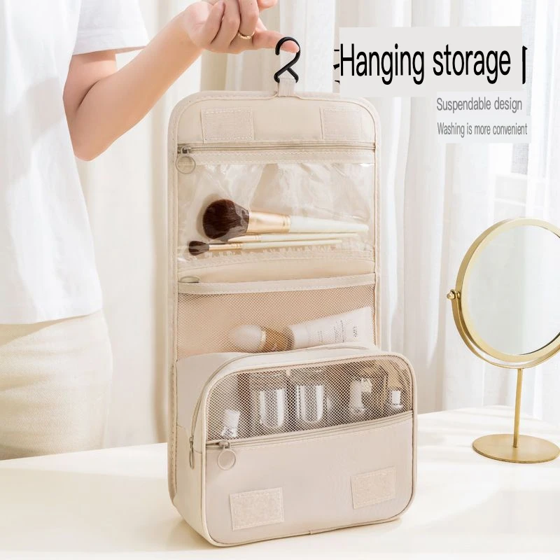 

Makeup Bag Women's Portable Large Capacity Storage Bag New Foldable Travel Skincare Toiletry Bag Box Storage Bag