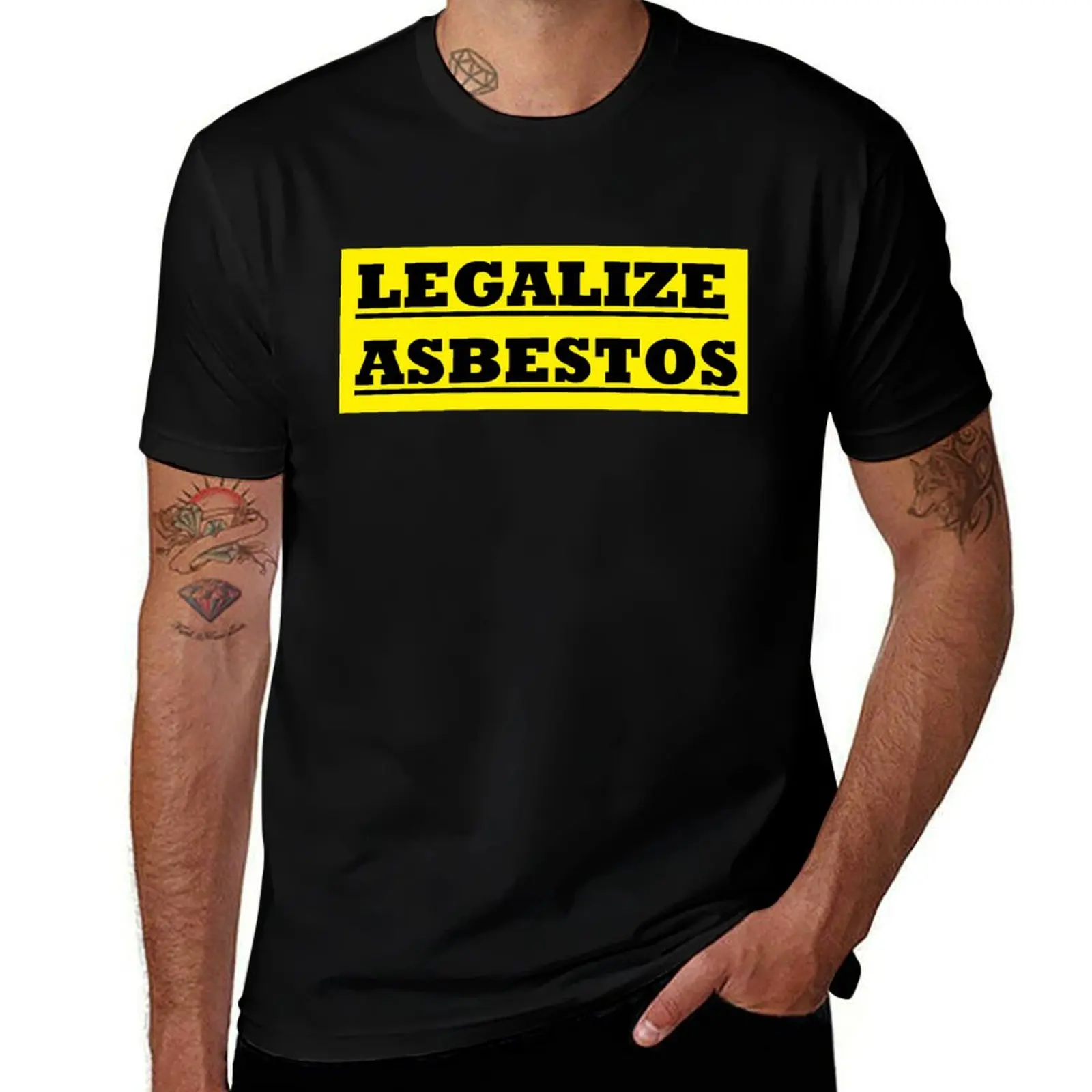 

shirt graphic t men cotton shirt t Asbestos t T-Shirt shirt man graphic man Legalize 100%