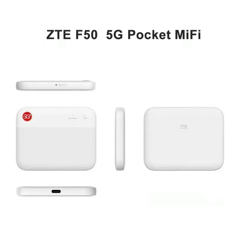 ZTE UFi F50 5G Pocket MiFi 5G Sub-6 SA/NSA N1/5/8/28/41/78 4G