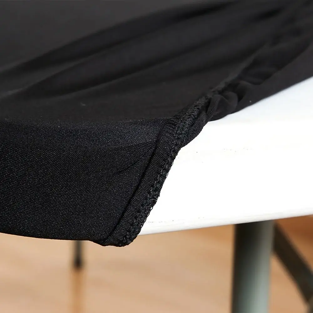 1Pcs Spandex Rectangular Tablecloth Elastic Fitted Stretch Table Cloth Washable Wrinkle Resistant Patio Table Cover