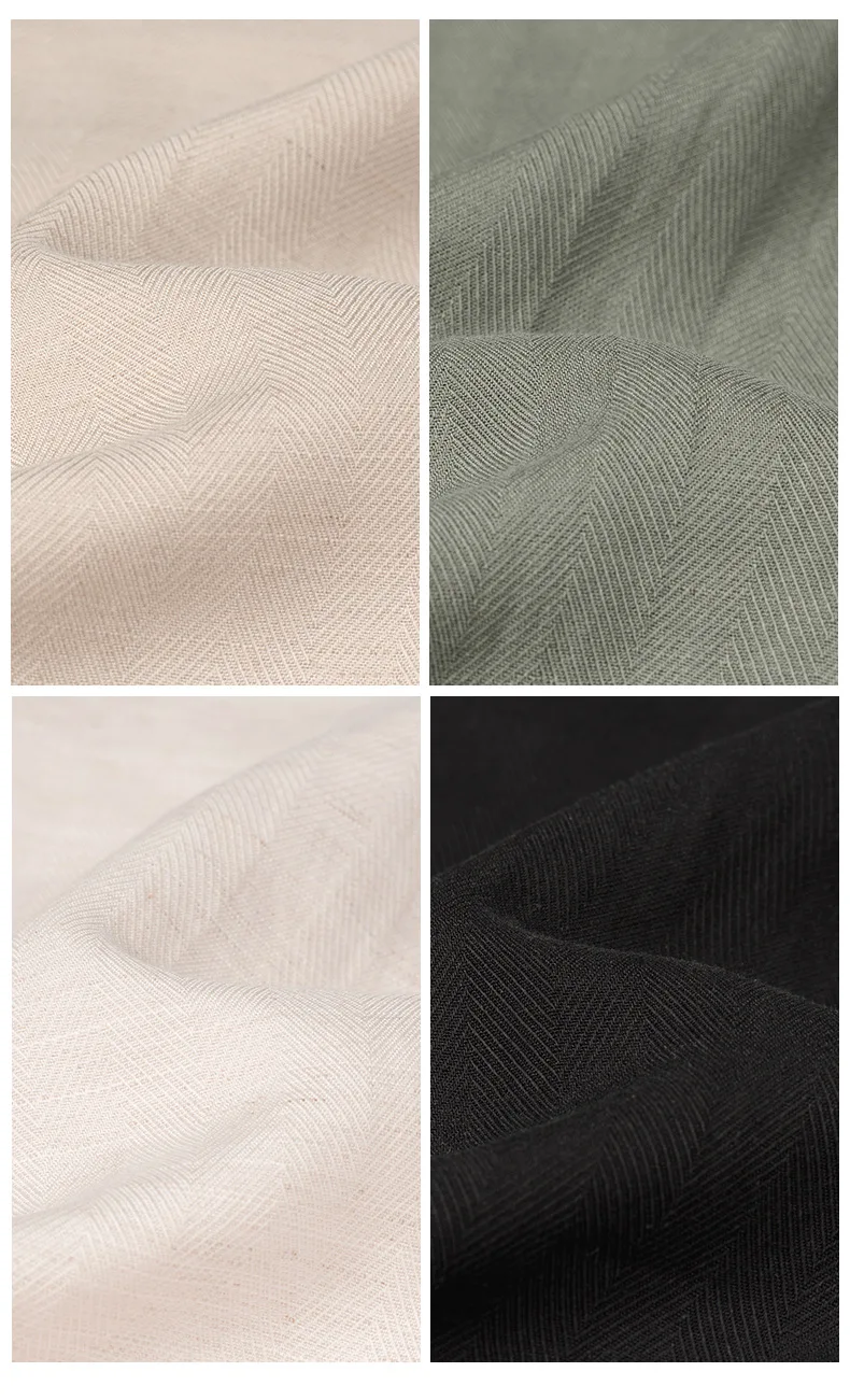 Bestseller Herren Leinen-Lyocell-Hose Sommer Dünn Weich Atmungsaktiv Lässig Cool Gerade Einfache Lange Hose Schwarz Outdoor Alltag – Detail 12