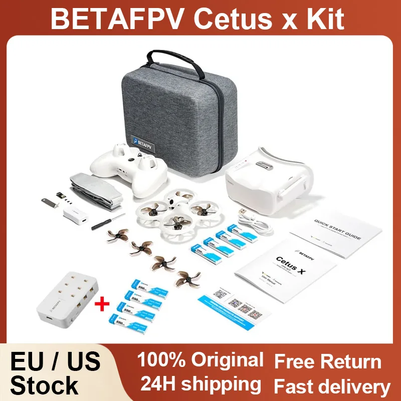 BETAFPV Cetus X FPV Kit Drone de course 3 transmetteur Radio VR03 FPV lunettes C04 RC quadrirotor Mini Drone jouets comme cadeau