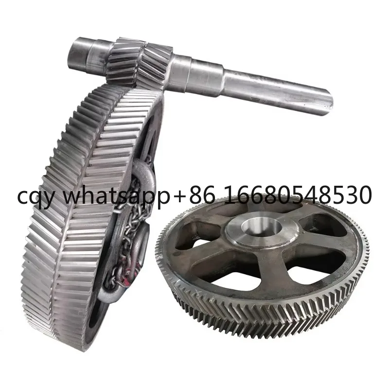 

Dragline Excavator Custom Main Drive Pinion Shaft Large Module Forged Transmission Parts Bull Gear Spur Large Gear Shaft