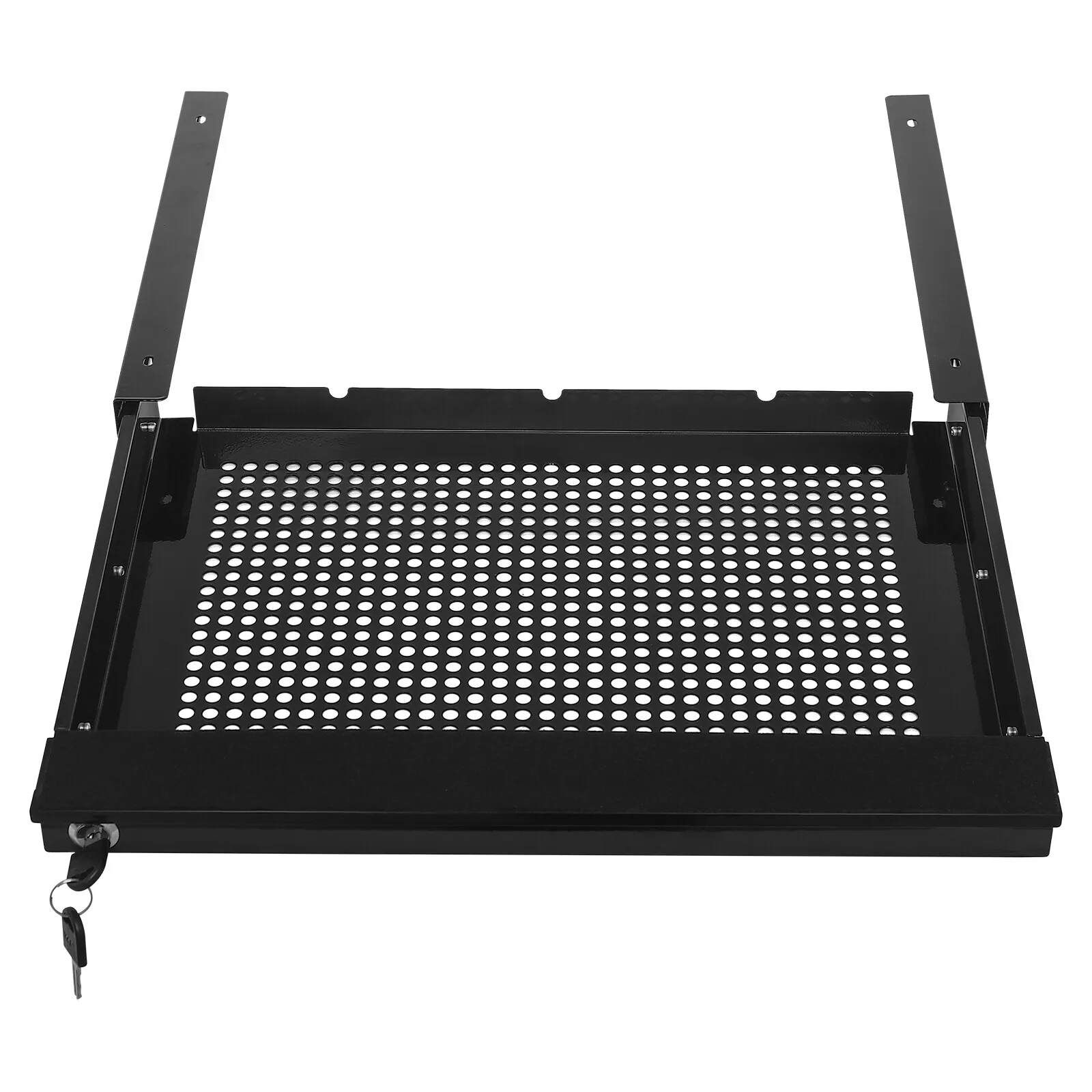 책상 아래 장착 슬라이딩 풀아웃 서랍, 스탠딩 데스크용 서랍 보관 정리함, 풀아웃 서랍