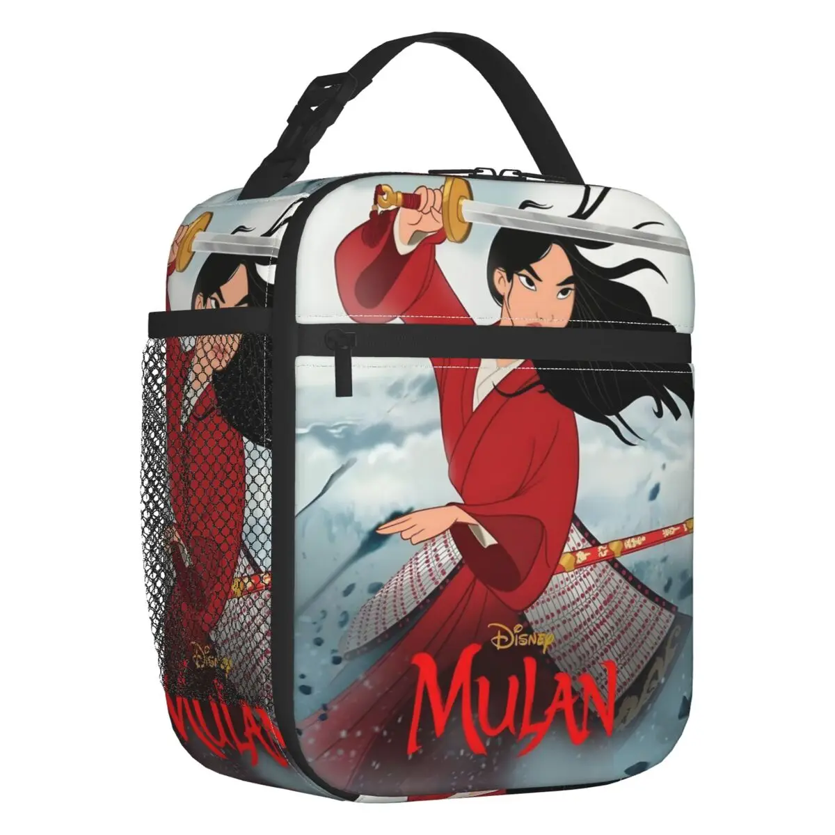 

Mulan Mulan Cute Princess Insulated Lunch Bag Women Portable Fashion Cartoon Movie Cooler Thermal Bento Box Office Picnic Travel