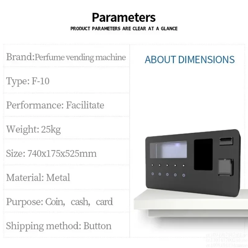 

inventoryVending machine Perfume vending machine
