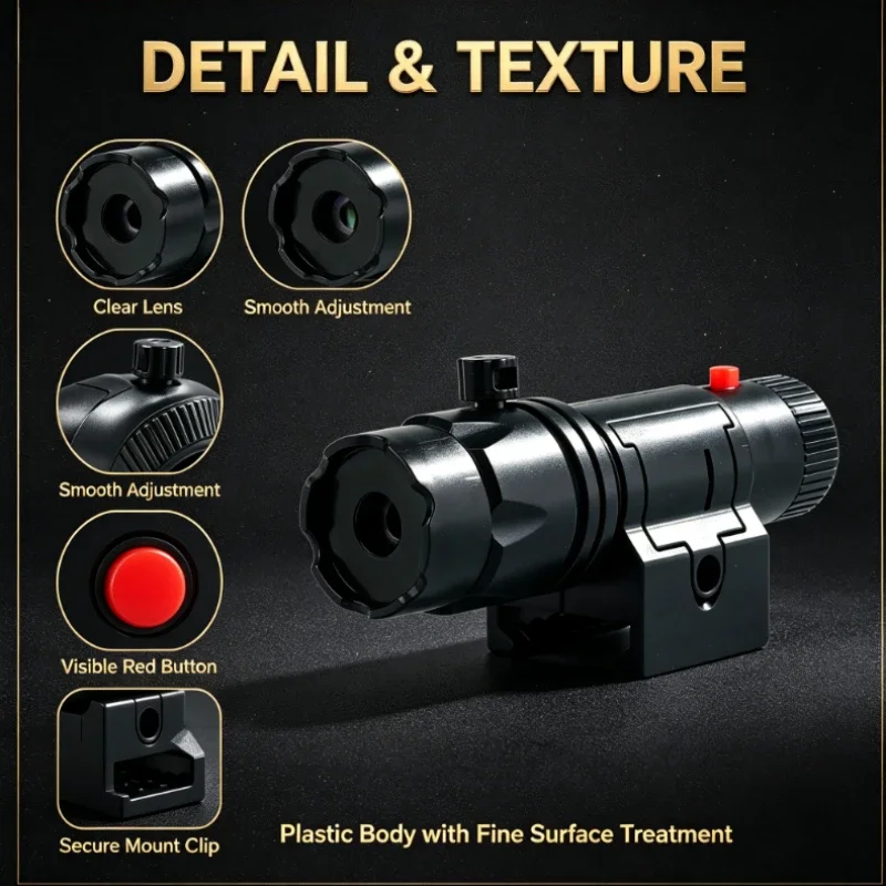 Plastic Decor Illumination Module with Fixed Holder Mini Size Model Assembly Accessory, Practical Desktop Craft Ornament