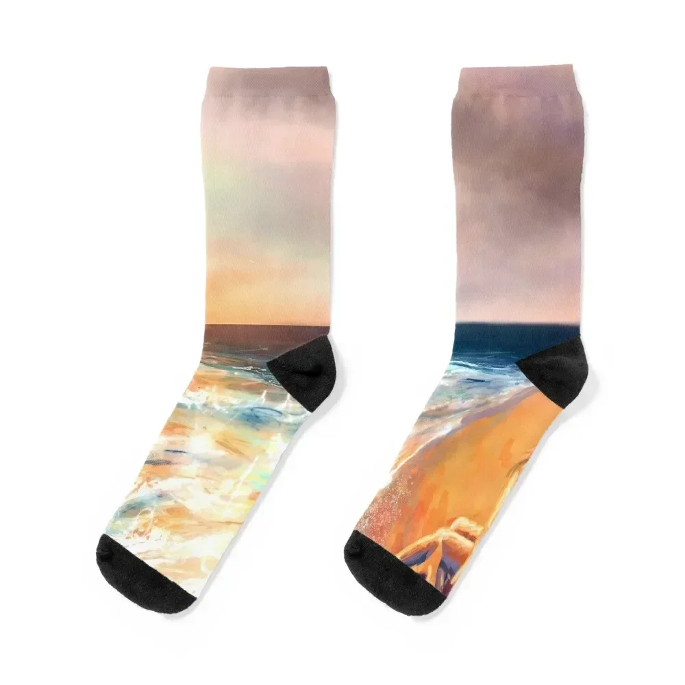 Rainbow Waves of Memories Socks summer cartoon anime professional running Socks Men's Women's