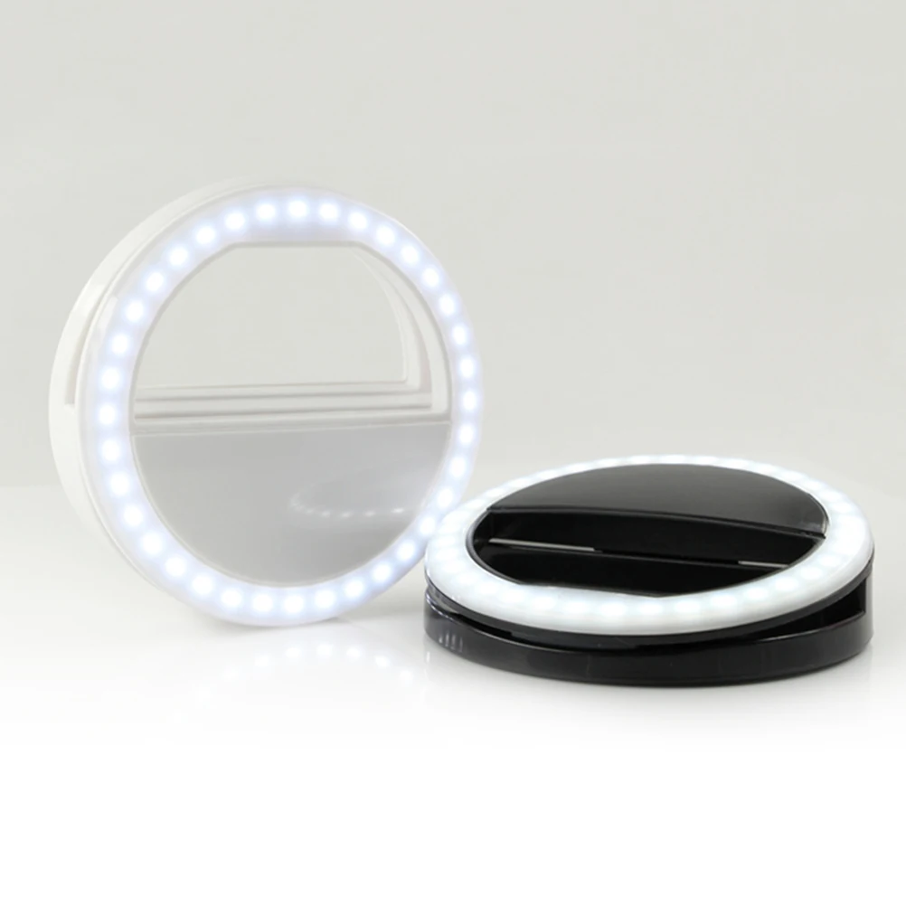 

36 LED Selfie Ring Light with Adjustable Clip Brightness Levels Fill Light for Smartphone Photography Video Calls Streaming