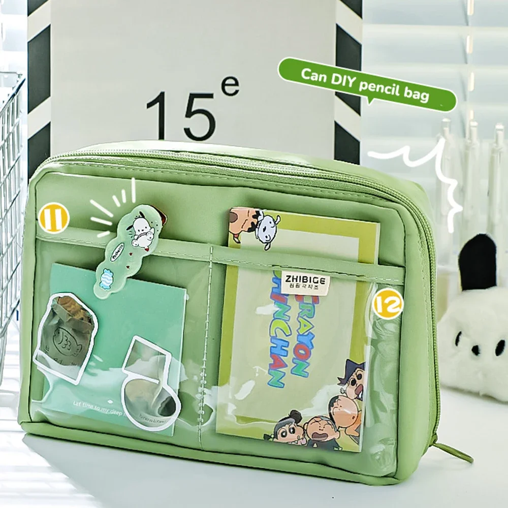 12 Layers Large Capacity Pencil Case MultiFunction Portable Stationery Storage Student School Supplies