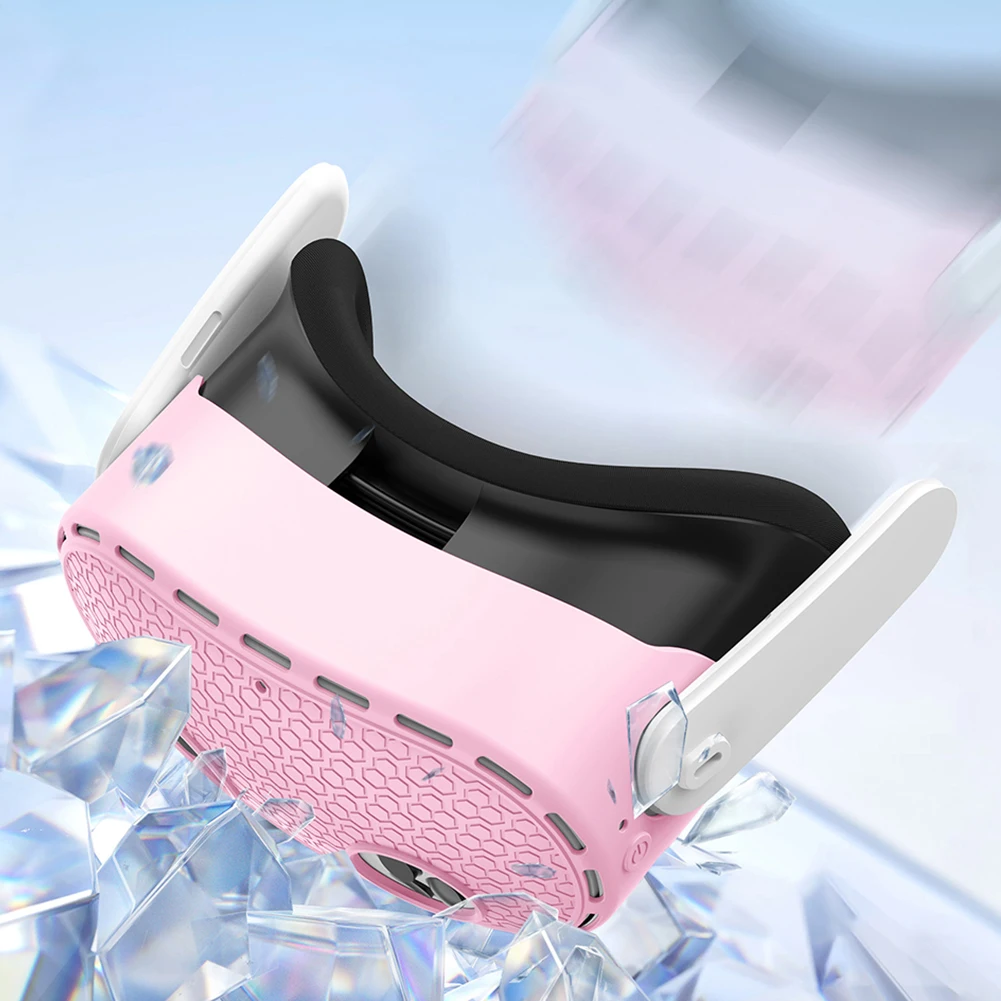 Silicone Protective Case Drop-Proof Host Protective Cover Waterproof VR Headset Protector for Meta Quest 3S Accessories