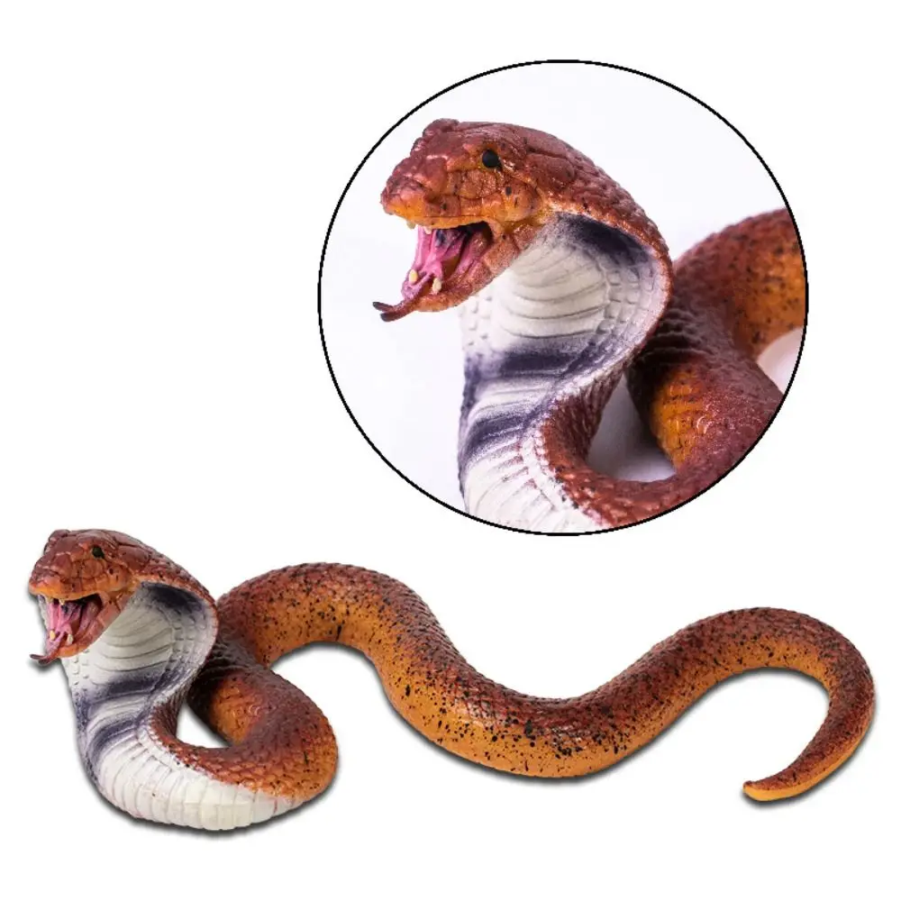 Rettile Animale Serpente Action Figures Morbido TPR Serpente a sonagli educativo Modello Elastico Realistico Simulazione Serpente Trucco di Halloween