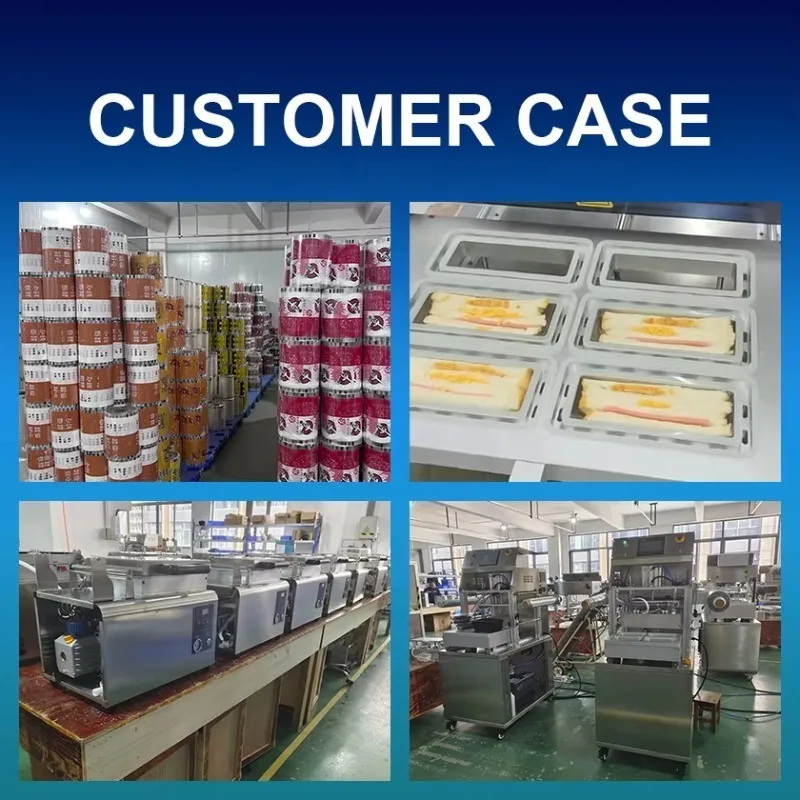 Advanced Electric Desktop Modified Atmosphere Tray Sealing Machine Nitrogen Gas Flushing for Fruits Vegetables Foil Paper Film