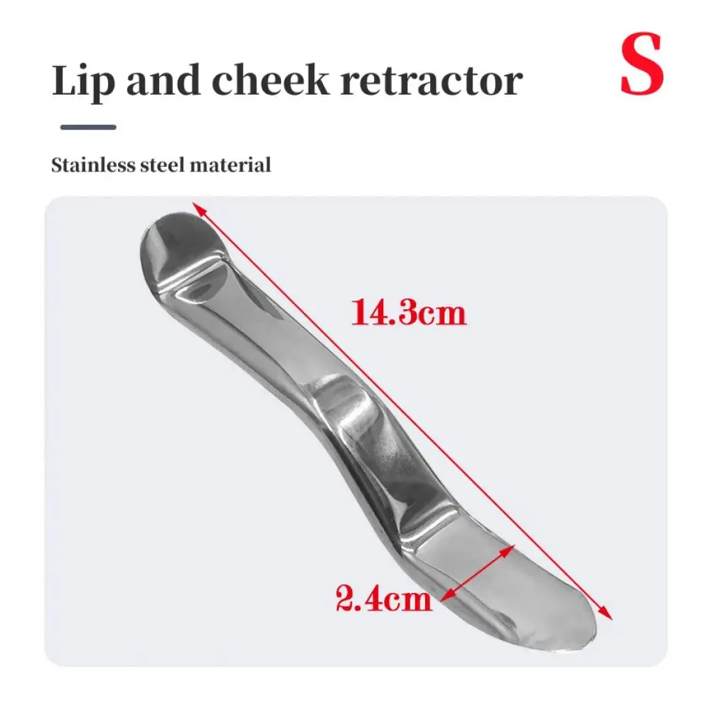 1Pcs Dental Minnesota Lip & Cheek Retractor Implant Mouth Opener Instrument Steel Oral Retractor Dentist Tools